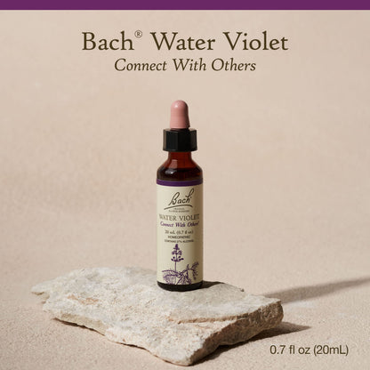 Water Violet Bach Original Flower Remedies - Connect with Others - 20mL Dropper - Vegan, Gluten Free