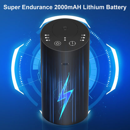 Waterless Car Diffuser with Timer — No Leakage, Battery Powered