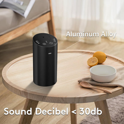 Waterless Car Diffuser with Timer — No Leakage, Battery Powered