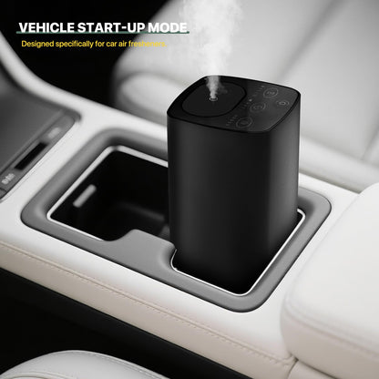 Waterless Car Essential Oil Diffuser – Portable Aromatherapy Nebulizer with Timers