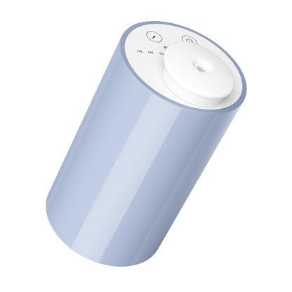 Waterless Essential Oil Diffuser AN7 Light Steel Blue – Car & Home Nebulizing Diffuser, 5-20mL, Up to 600 sq ft, 4 Timers, 3 Mist Levels