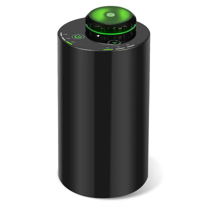 Waterless Diffuser for Essential Oils Nebulizer – 7-Color LED, Battery Powered Mini Diffuser (Black)