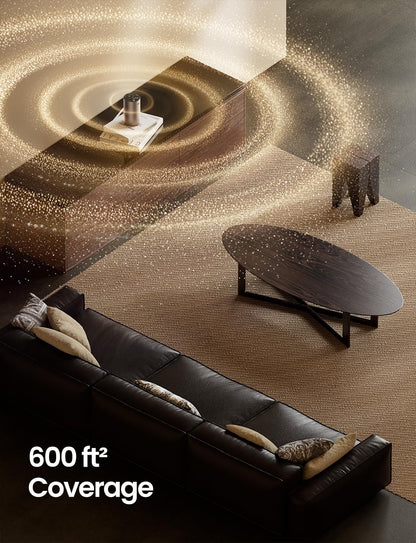 Waterless Essential Oil Diffuser - Desert Titanium, 3 Mist Levels & Rechargeable