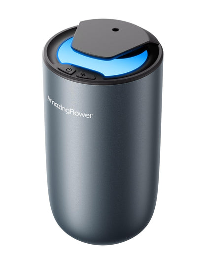 Waterless Diffuser for Essential Oils – Car & Home, 3 Mist Levels & 3 LED Colors