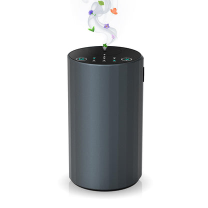 Waterless Essential Oil Diffuser - Portable Nano Mist (Grey) | Car, Desk, Home