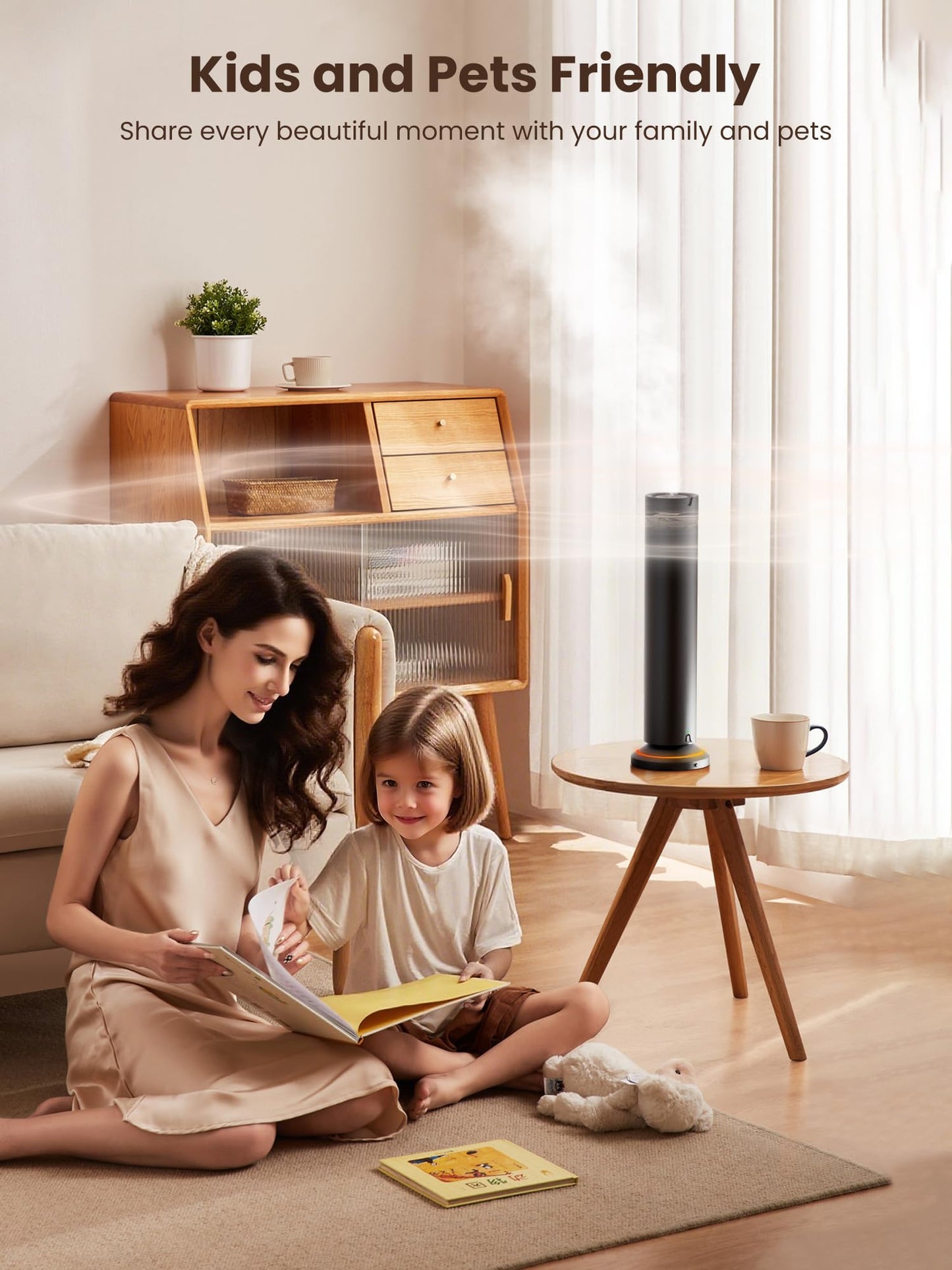 Waterless Scent Diffuser Kit – 5x20ml Essential Oils, App & Remote, 1500 Sq Ft