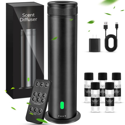 Waterless Scent Diffuser Starter Kit | Remote Control | 800 sq ft Coverage | Home & Hotel