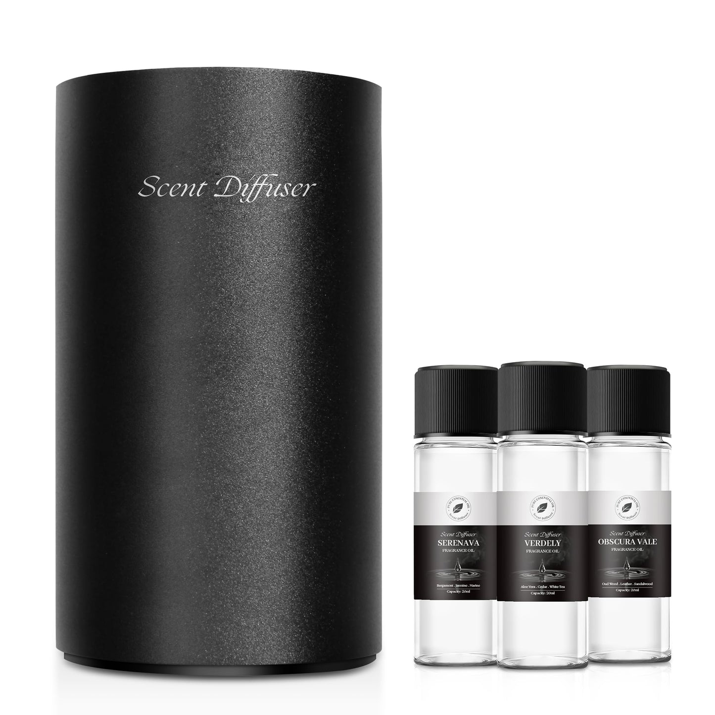 Waterless Essential Oil Diffuser Starter Kit — Battery-Operated, No Water Needed