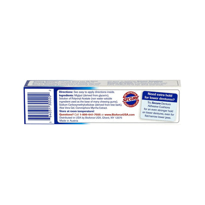 Secure Sensitive Denture Adhesive 1.4 oz (40 g) - Waterproof & Gentle