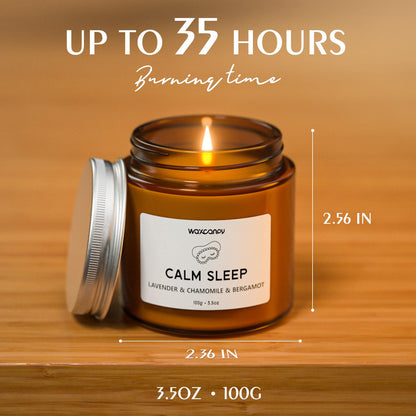 Waxcanpy Scented Candle Gift Set – 2-Pack Soy Candles for Sleep, Relaxation & Home Decor