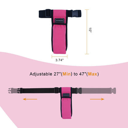 WEARWAN Massage Oil Holster - Adjustable & Durable Bag Only (1B-Fuchsia)