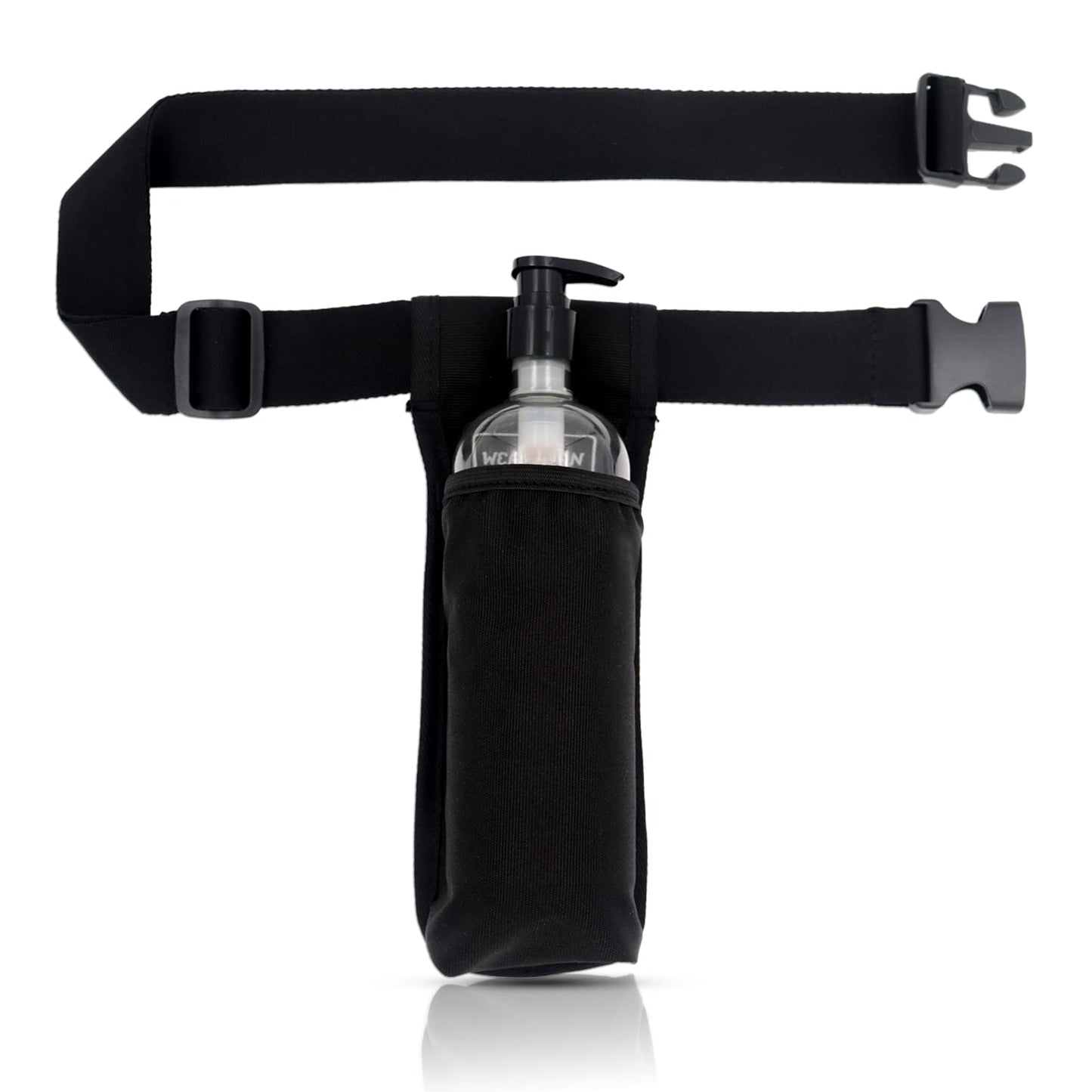 WEARWAN Massage Oil Holster – Adjustable & Durable Belt Bag (1B-Black)