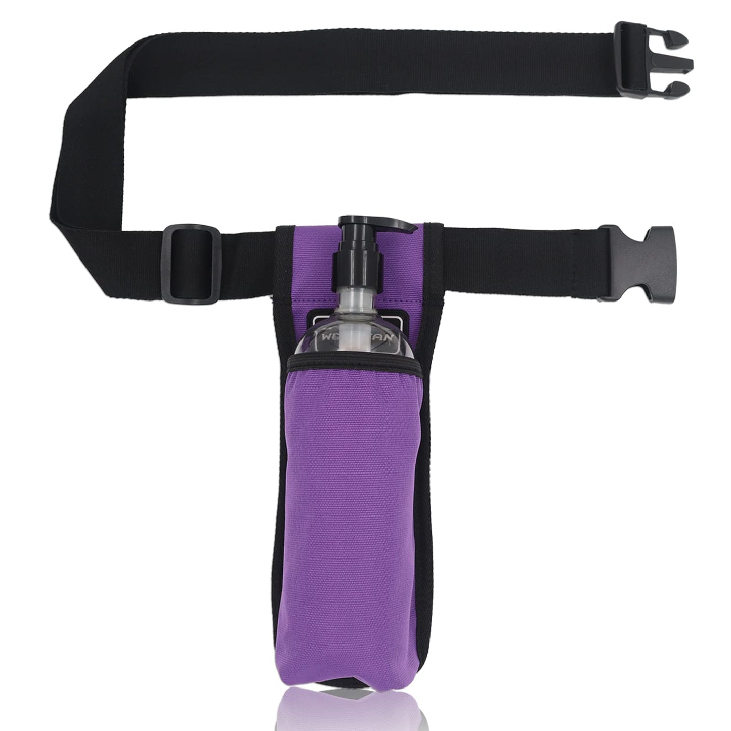 WEARWAN Massage Oil Holster – Adjustable & Durable Bag Only (Bottle Not Included, 1B-Purple)