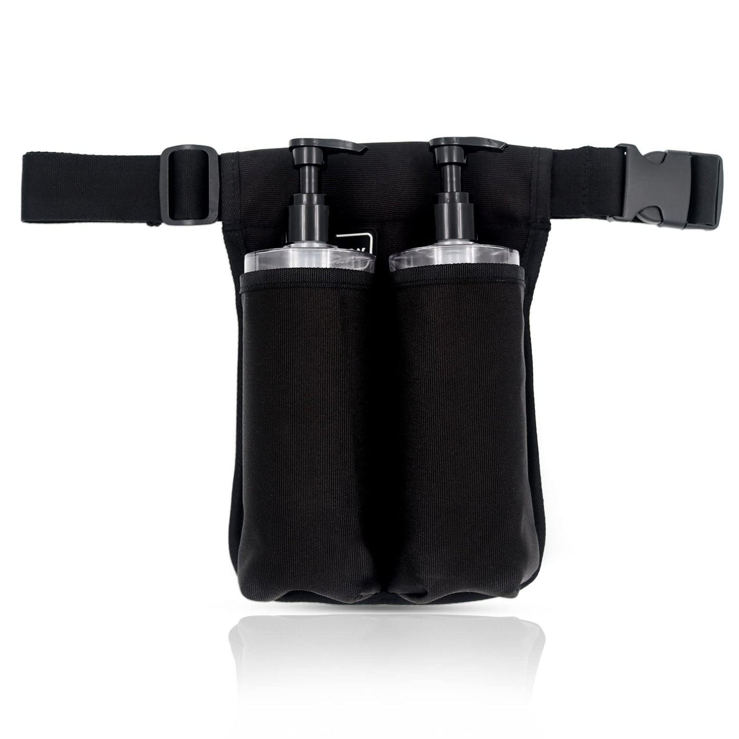 WEARWAN Massage Oil Holster – Adjustable, Durable Waist Bag (Bag Only, 2B-Black)