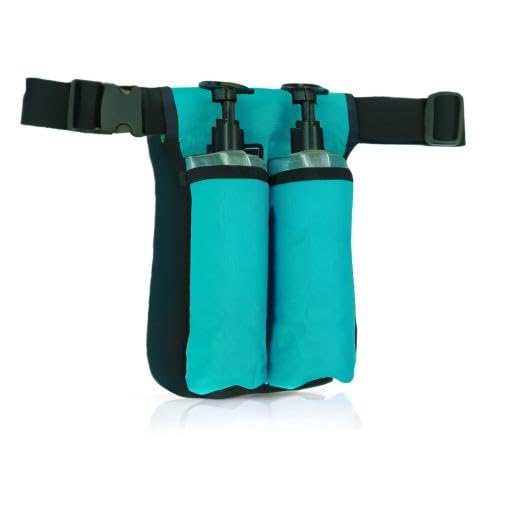 wearwan Massage Oil Holster – Adjustable & Durable Bag Only (Bottle Not Included) 2B-Cyan