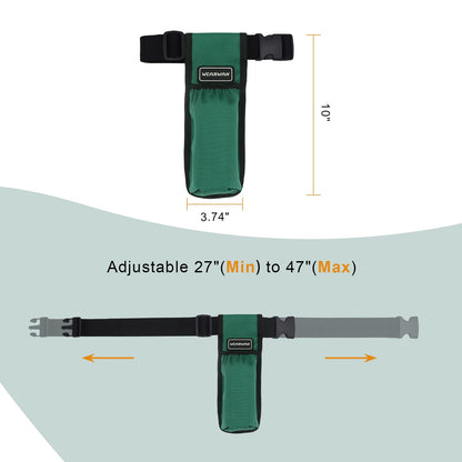 WEARWAN Massage Oil Holster – Adjustable & Durable (Bag Only, 1B-Dark Green)