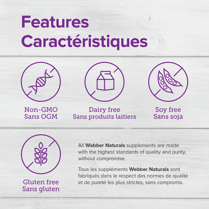 Webber Naturals Blueberry 36:1 Concentrate Capsule 500 mg | 120 Capsules