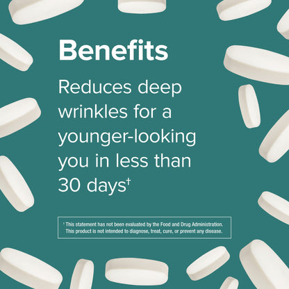 Webber Naturals Collagen30 with Ceramides – 120 Tablets, Non-GMO, Dairy & Gluten Free