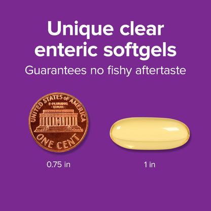 Webber Naturals Fish Oil 2850 mg – High Potency Omega-3 (1800 mg EPA/DHA) Enteric Softgels