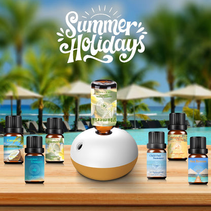 Wecona Summer Essential Oil Set – 6x10ml Fragrance Oils for Candles, Diffusers, Soap Making