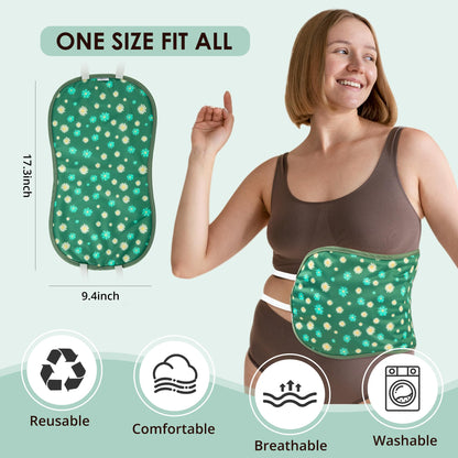 Wegreeco Castor Oil Pack Wrap – Reusable, Adjustable, Machine Washable