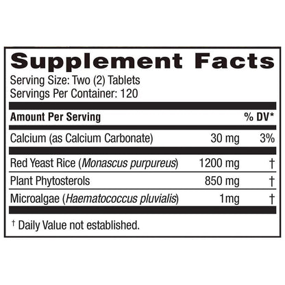 Weider Red Yeast Rice Plus 2-Pack with Phytosterols – 1200 mg per Serving BritishVita | Premium UK Vitamins & Wellness Supplements
