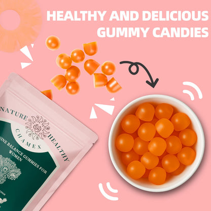 Weigloce Premium Feminine Balance Gummies for Women | Hawaiian Pineapple Probiotic Support - Gluten-Free & Vegetarian Friendly - 60 Count