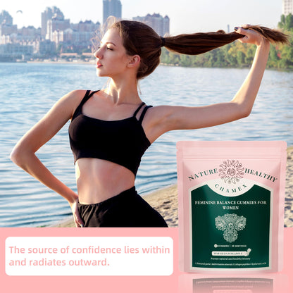 Weigloce Premium Feminine Balance Gummies for Women | Hawaiian Pineapple Probiotic Support - Gluten-Free & Vegetarian Friendly - 60 Count