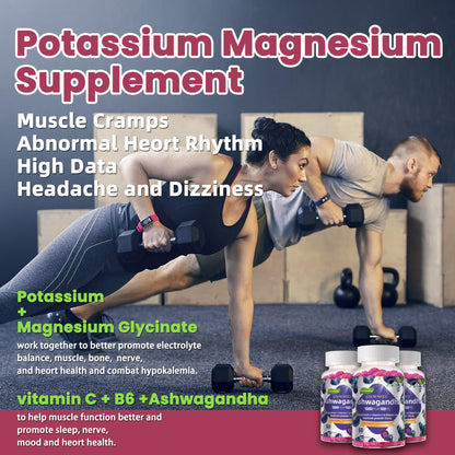 Wekannufod Ashwagandha Gummies 1000mg + Vitamin D3 - 60 Count, Organic Root Extract, Stress Relief & Sleep Support