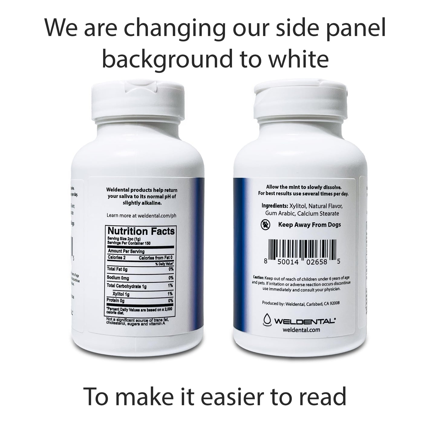 WELdental Xylitol Mints 300 Tablets (Peppermint)