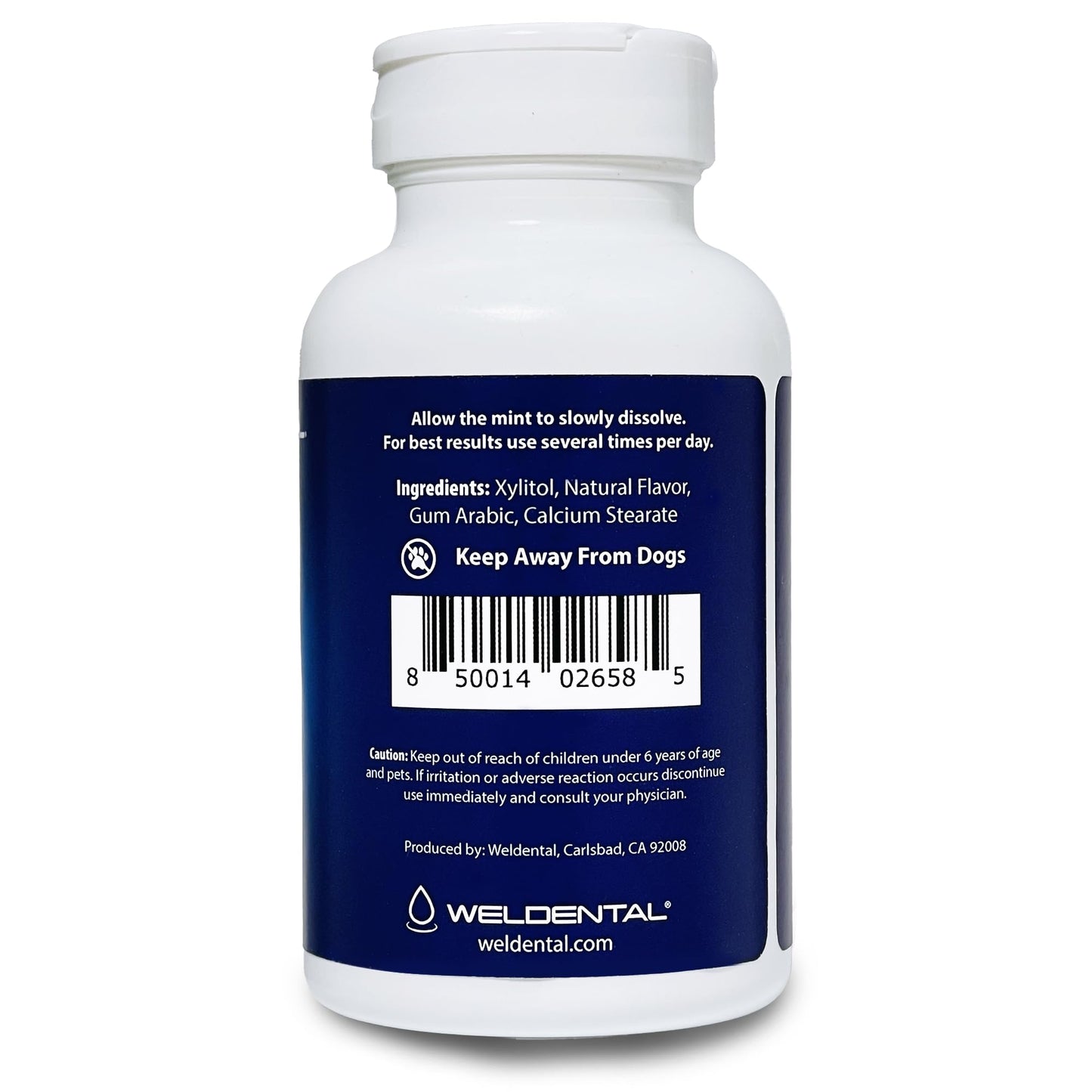 WELdental Xylitol Mints 300 Tablets (Peppermint)