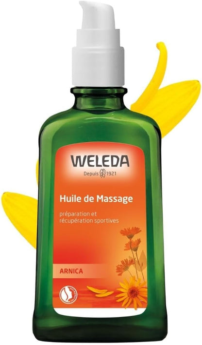 Weleda Arnica Massage Oil 3.4 Fl Oz - Soothing Body Massage