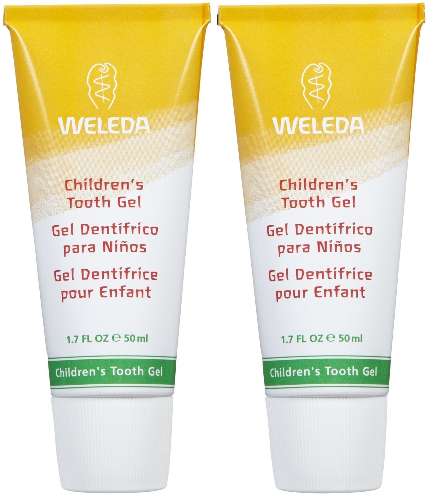Weleda Children's Tooth Gel - 2 Pack | Fluoride-Free Kids Toothpaste