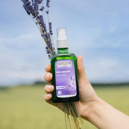 Weleda Relaxing Lavender Body & Beauty Oil – 3.4 Fluid Ounce (Clear)