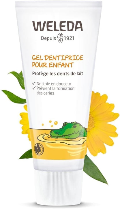 Weleda Toothpaste Gel Child, 1.7 oz – Fluoride Free, Safe to Swallow