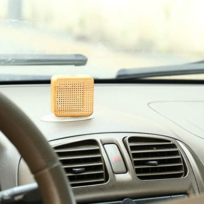 Weljoy Wood Grain Portable Essential Oil Diffuser – Waterless, Quiet & USB Rechargeable (Wood Grain)