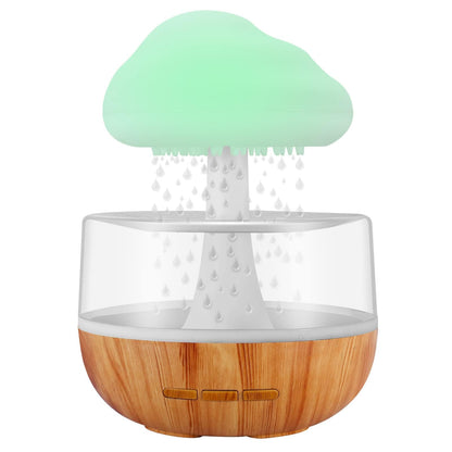 Weljoy Zen Raining Cloud Night Light Diffuser – Aromatherapy Humidifier (White)