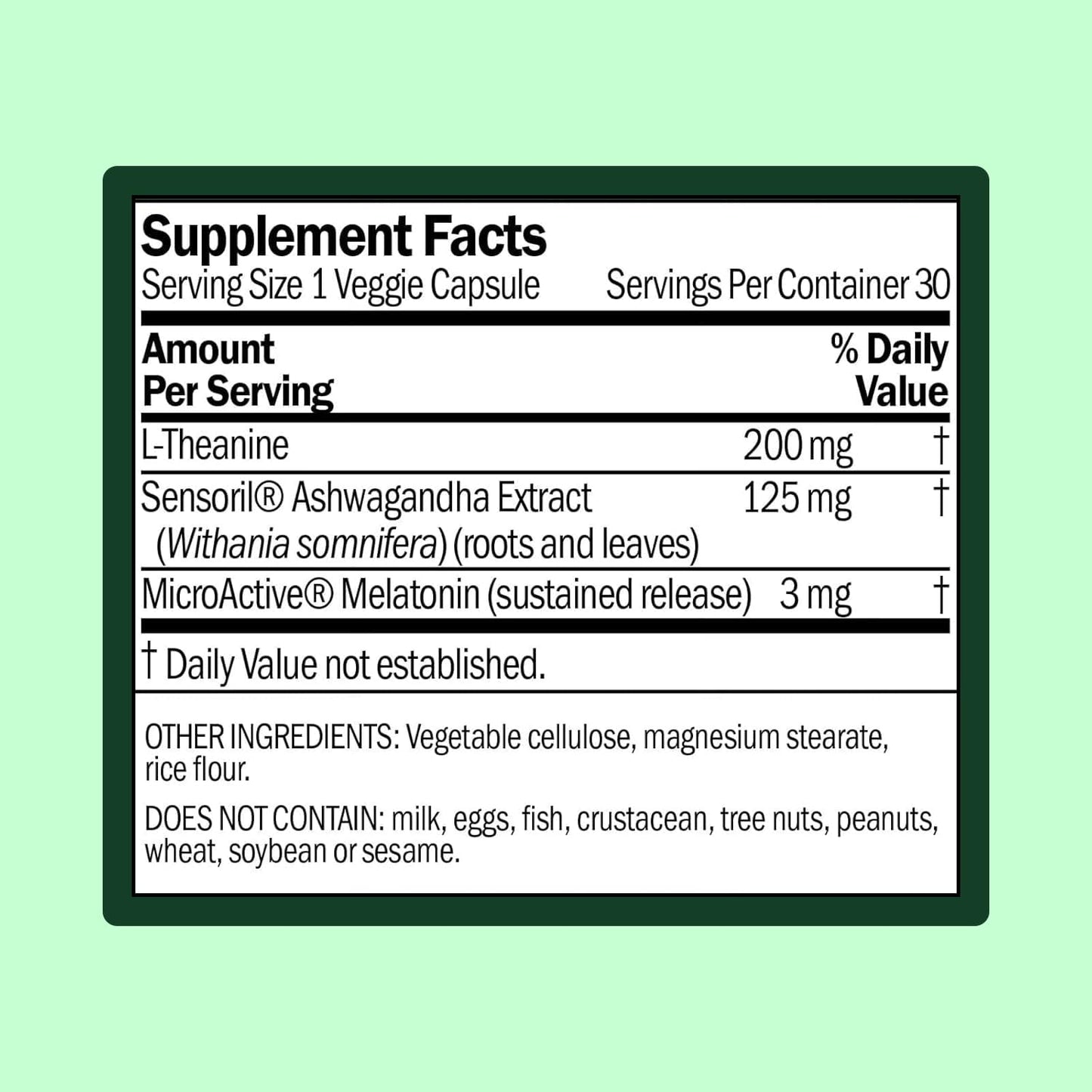 WellWithAll Sleep Support with Sustained-Release Melatonin | L-Theanine & Ashwagandha | 30 Capsules