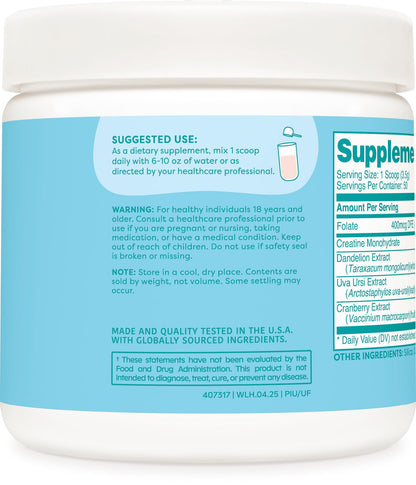 Wellah Creatine for Women – 50 Servings Unflavored | Creatine Monohydrate