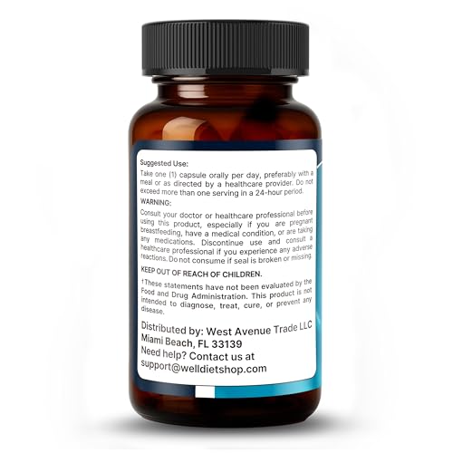Welldiet Methylene Blue 10mg Capsules – USP Grade, Made in USA – 60 Count (2-Month Supply)