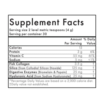WelleCo The Collagen Elixir – Marine Collagen Peptides, Hyaluronic Acid & Vitamin C (Unflavored, 4.23 oz)