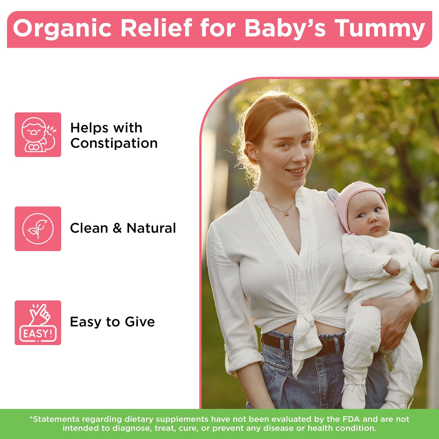 Wellements Organic Constipation Support | Gentle Relief for Infants & Toddlers | 4 Fl Oz