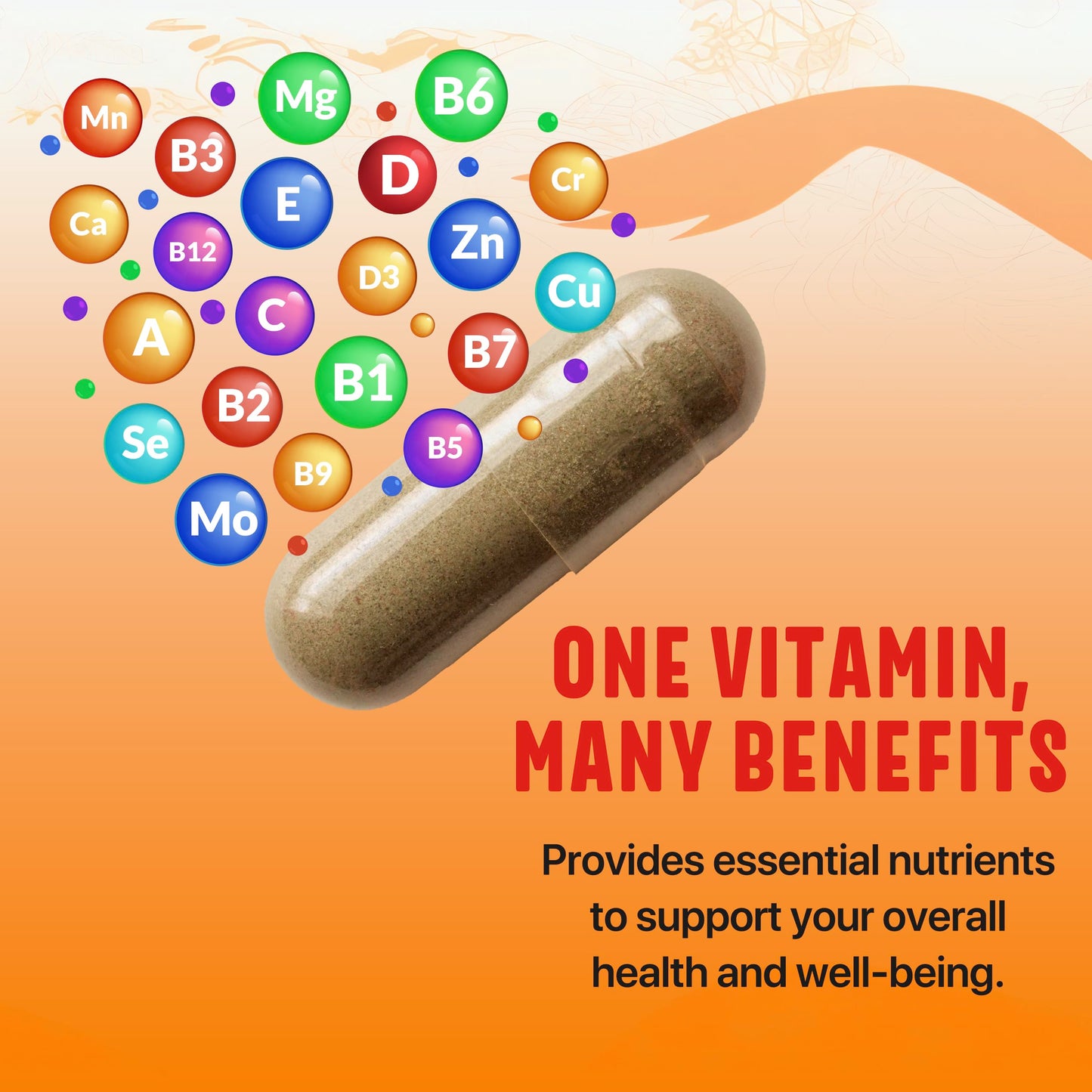 Wellgardens 100% Pure Women's Multivitamin – Hair Growth, Biotin & Zinc | Made in USA | 60 Caps
