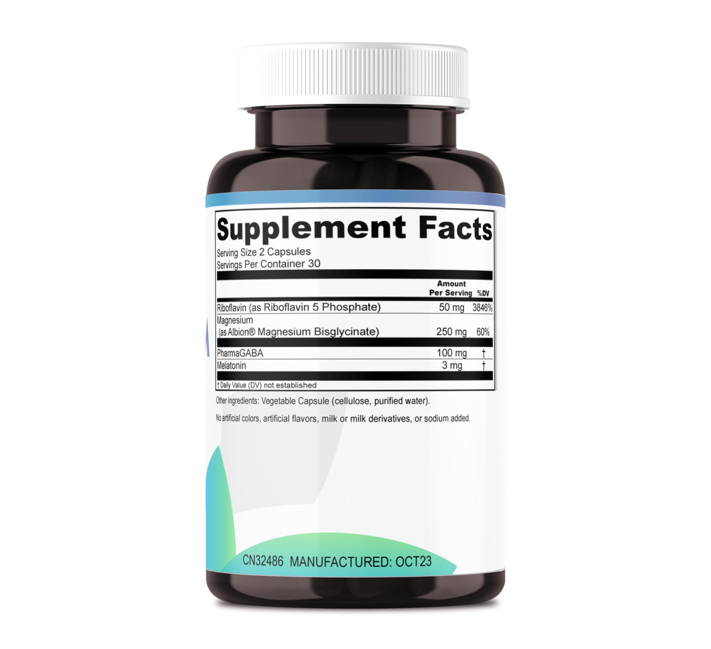 Wellkasa Migra-Well PM: Brain & Nerve Support Sleep Aid (60 Capsules)