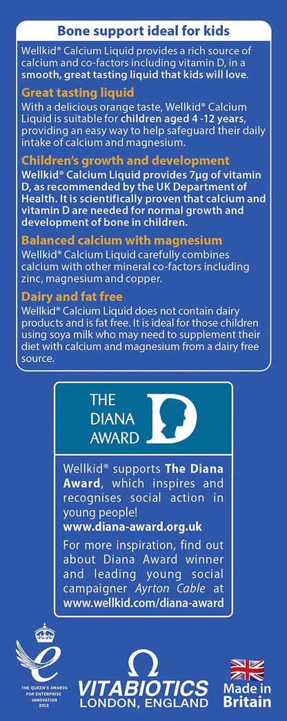 Wellkid Calcium Liquid 150ml | Vitabiotics