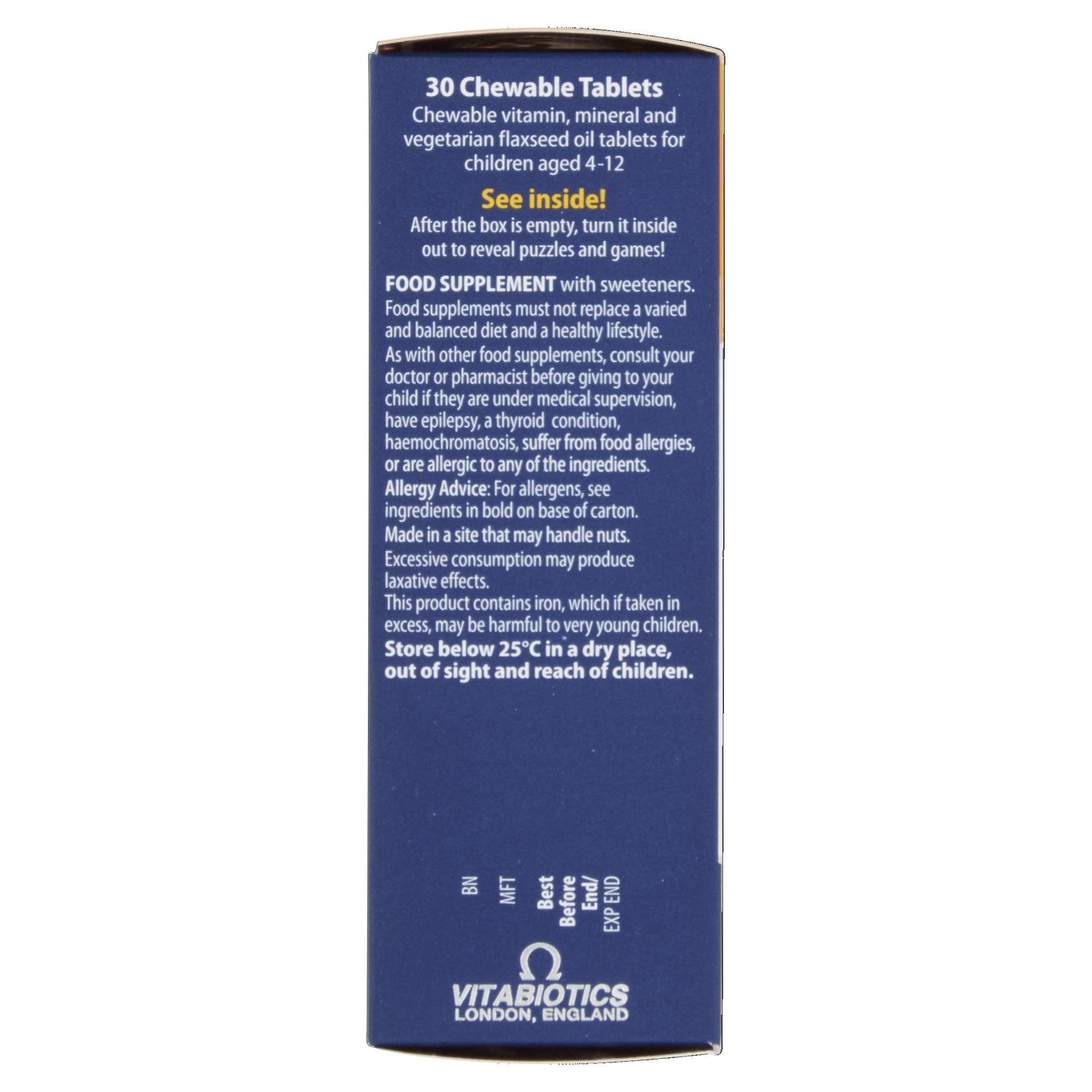 Wellkid Chewable Tablets – Vitabiotics Wellkid Multi-Vitamin (30 Tablets)
