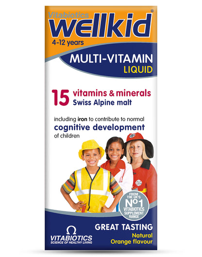 Wellkid Multi-Vitamin Liquid 150ml – Vitabiotics | Kids Vitamin