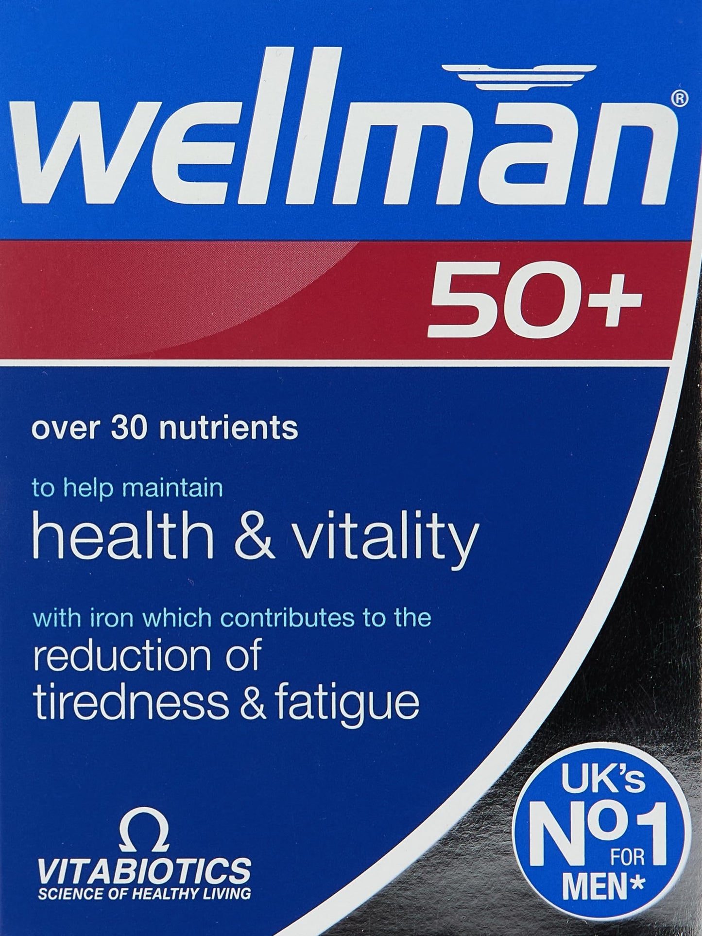 Wellman 50+ Advanced Vitamin & Mineral Supplement | Vitabiotics | 30 Tablets