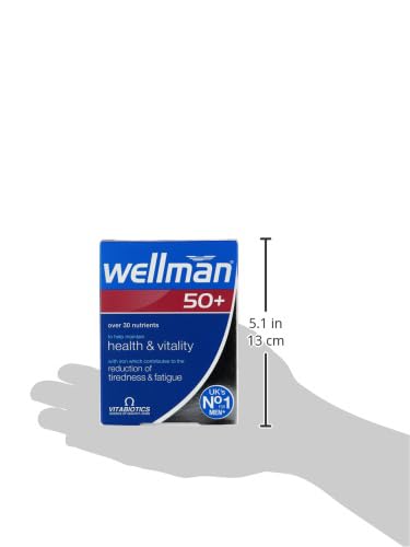 Wellman 50+ Advanced Vitamin & Mineral Supplement | Vitabiotics | 30 Tablets