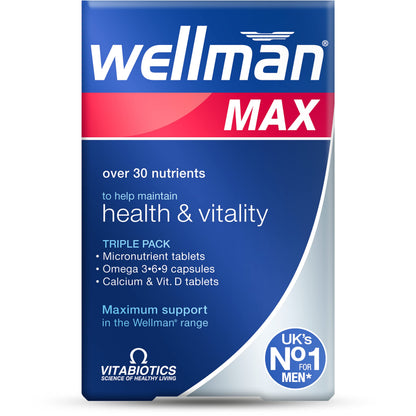 Wellman Max Capsules Pack of 84 – 3-in-1 Triple Pack